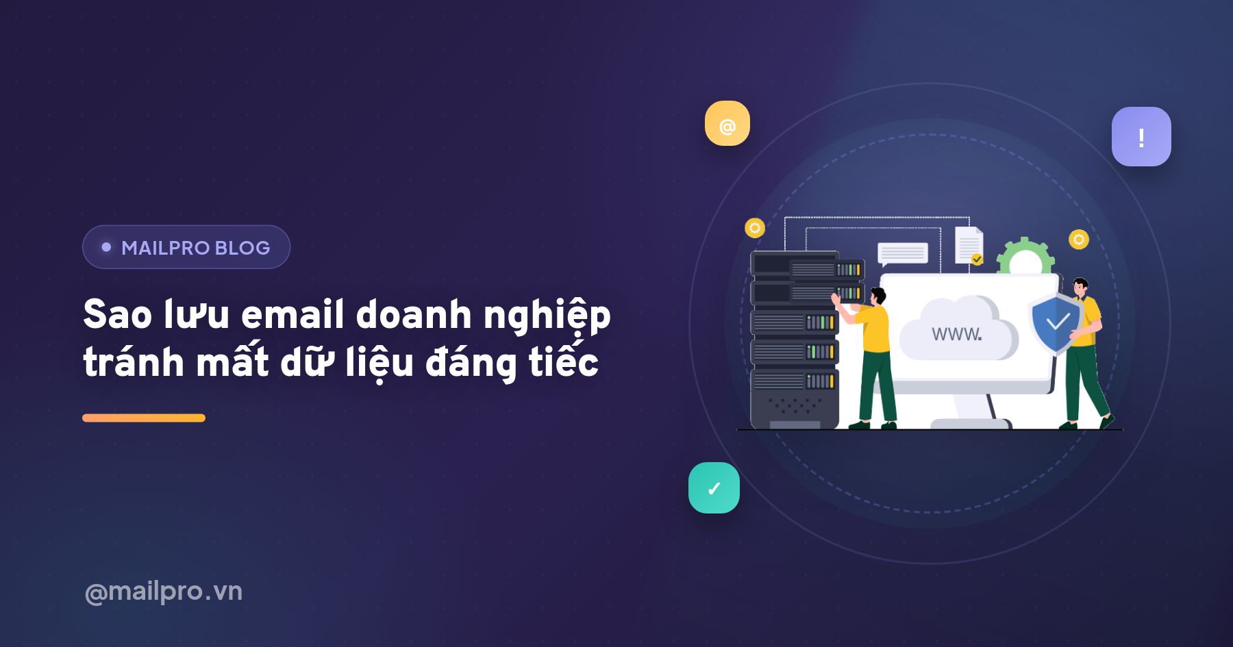 Cách sao lưu email doanh nghiệp định kỳ để tránh mất dữ liệu