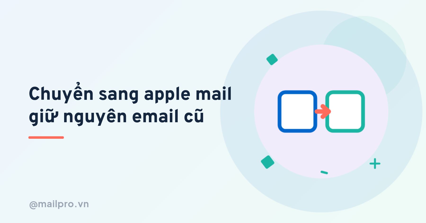 Chuyển từ Outlook for Mac sang Apple Mail
