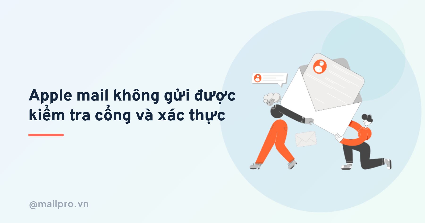 Sửa lỗi Apple Mail không nhận gửi được email doanh nghiệp