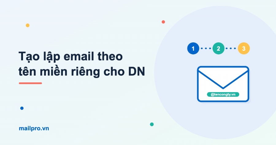 Tạo lập, đăng kí email theo tên miền Riêng cho doanh nghiệp