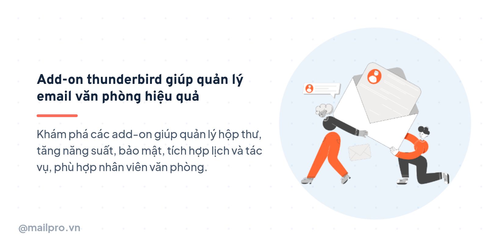 Add-on Thunderbird giúp quản lý email văn phòng hiệu quả