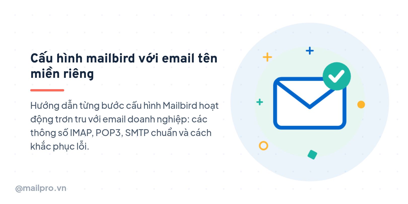 Cấu hình Mailbird với email tên miền riêng
