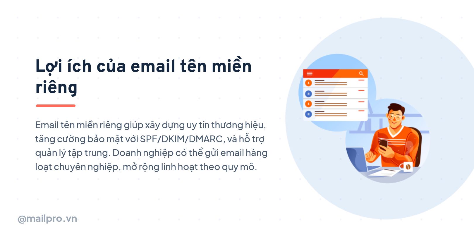 Lợi ích của email tên miền riêng