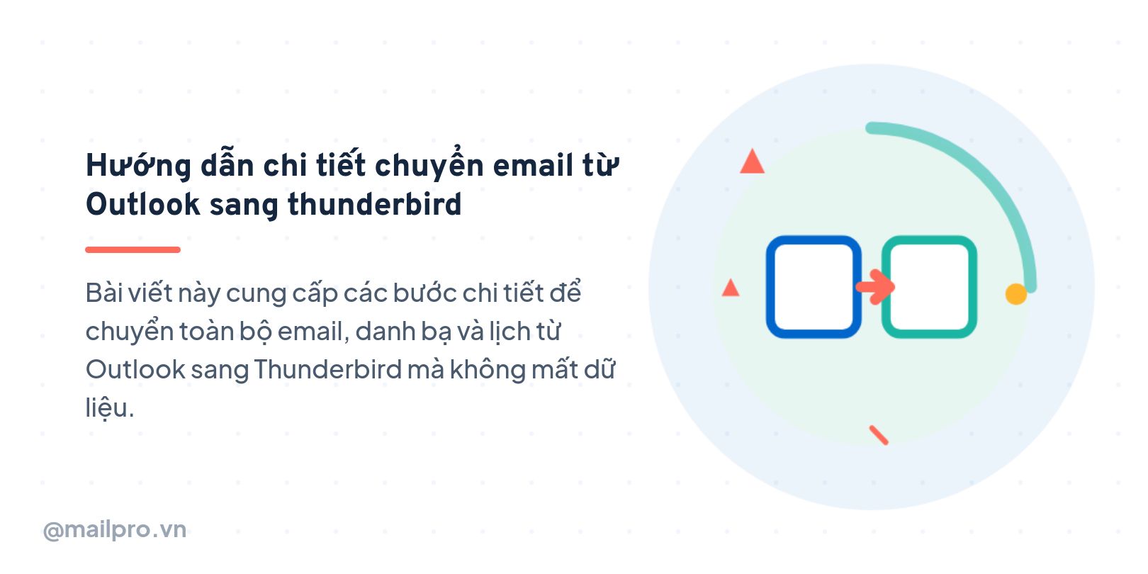 Hướng dẫn chi tiết chuyển email từ Outlook sang Thunderbird