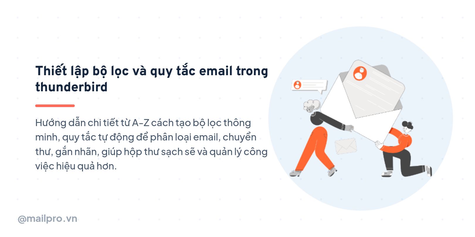 Thiết lập bộ lọc và quy tắc email trong Thunderbird