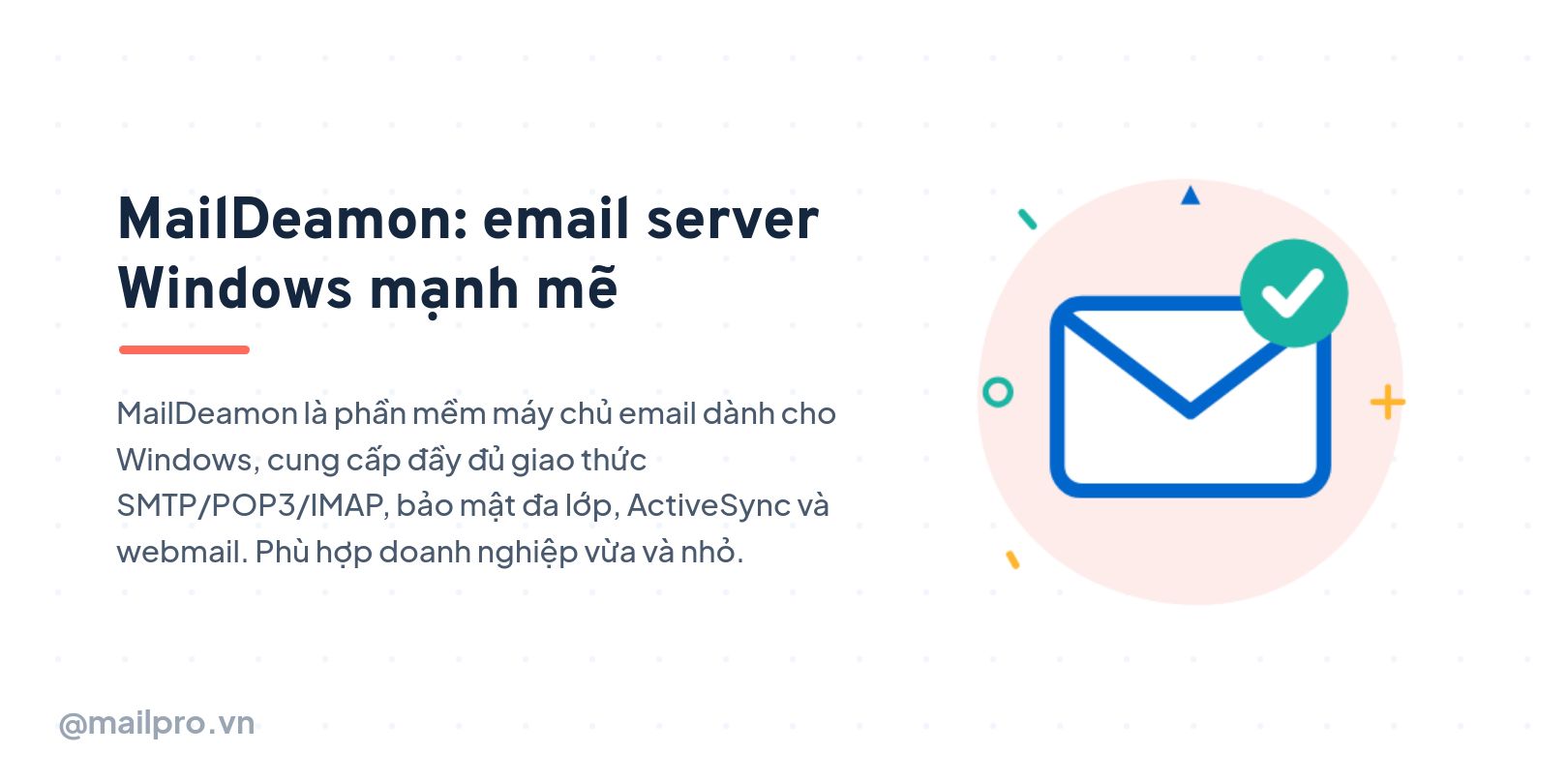 MailDeamon: email server Windows mạnh mẽ