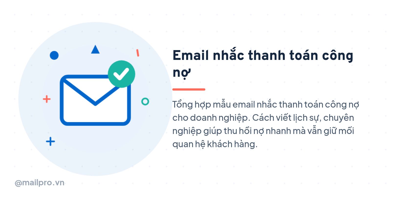 Email nhắc thanh toán công nợ