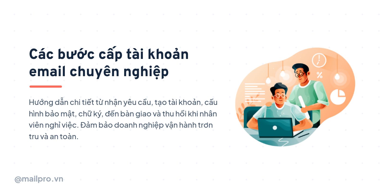 Các bước cấp tài khoản email chuyên nghiệp