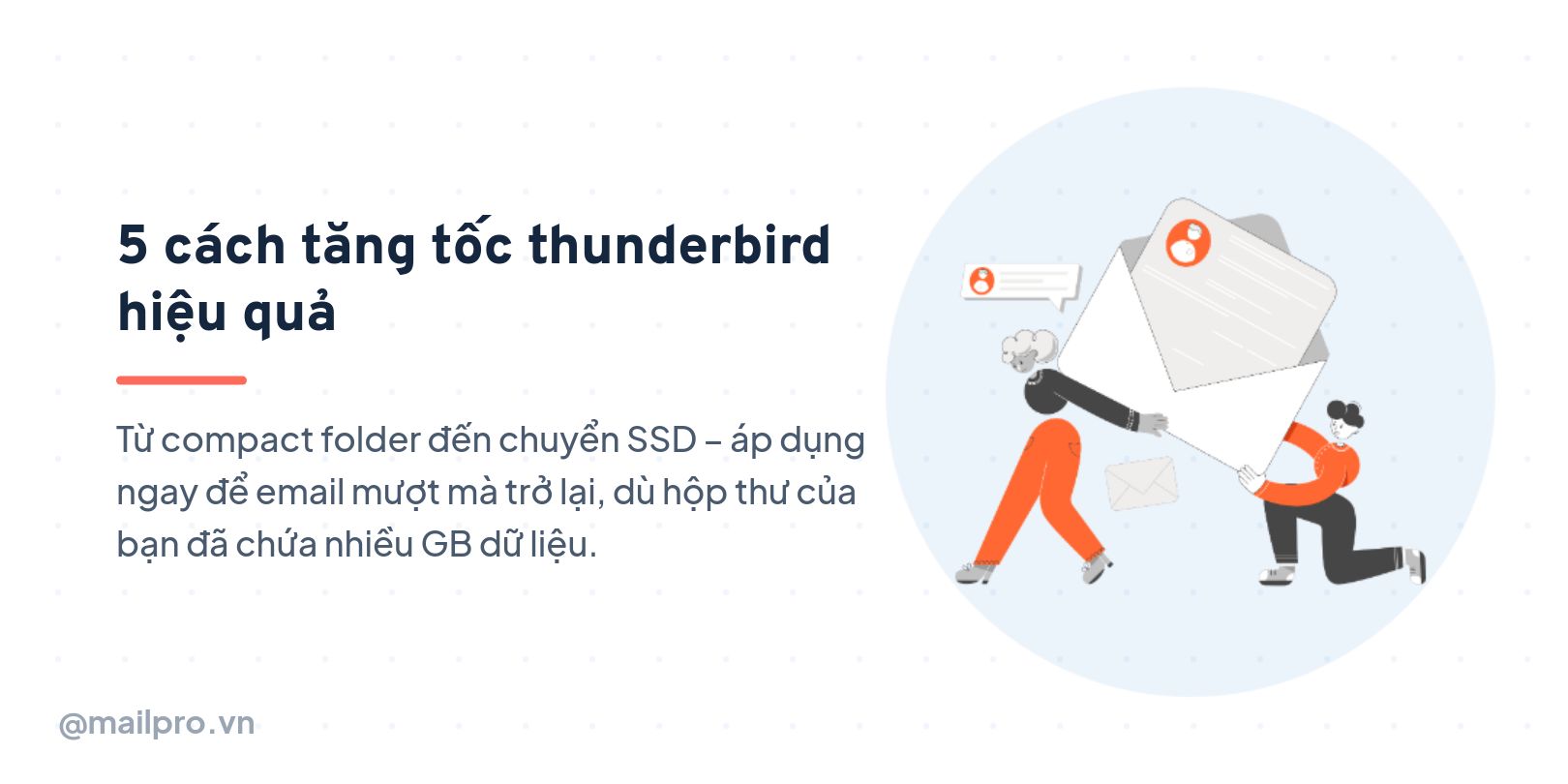 5 cách tăng tốc Thunderbird hiệu quả