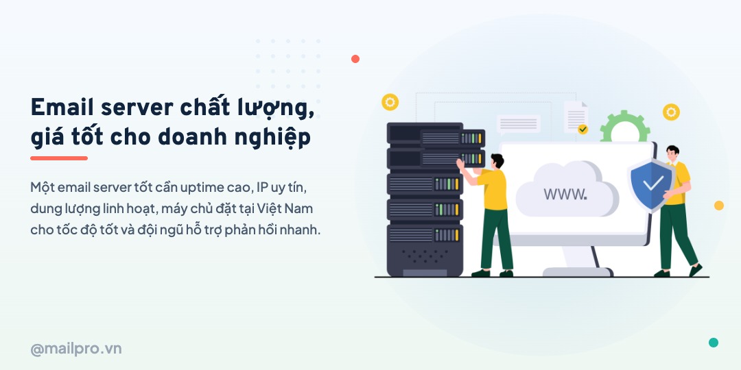 5 tiêu chí chọn email server chất lượng